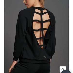 NWT Open Back Sweatshirt